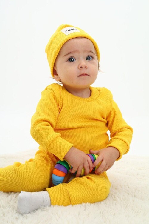 Fitilli Unisex Bebek - Çocuk Üçlü Takım