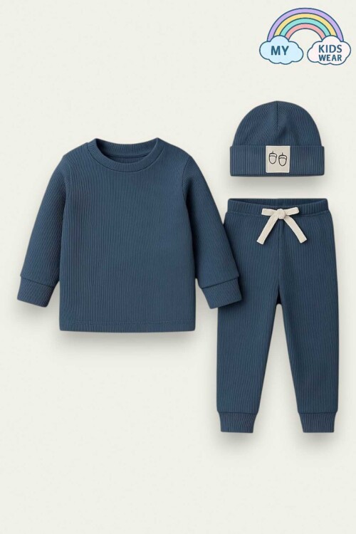 Fitilli Unisex Bebek - Çocuk Üçlü Takım