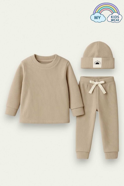 Fitilli Unisex Bebek - Çocuk Üçlü Takım