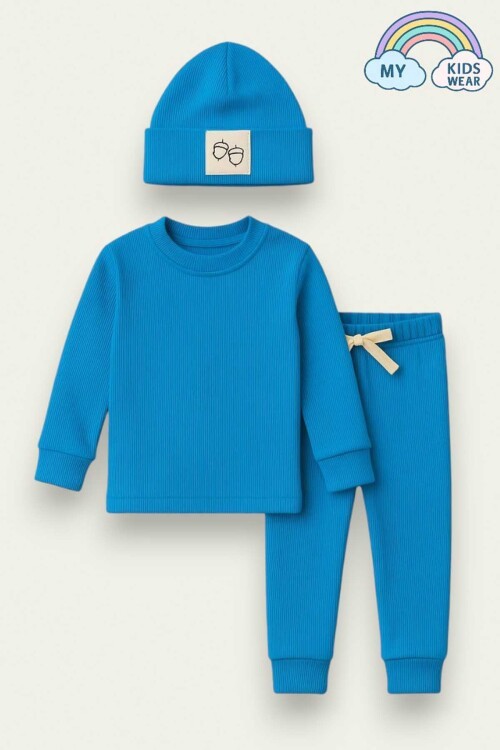 Fitilli Unisex Bebek - Çocuk Üçlü Takım