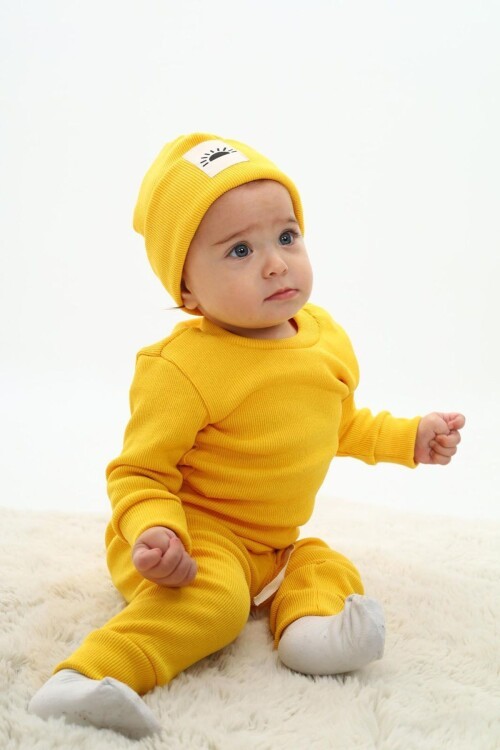 Fitilli Unisex Bebek - Çocuk Üçlü Takım