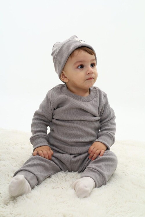Fitilli Unisex Bebek - Çocuk Üçlü Takım
