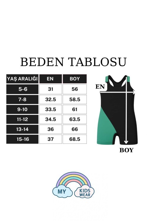 Kız Çocuk Deniz Yüzücü Mayo 5-16 Yaş 11931