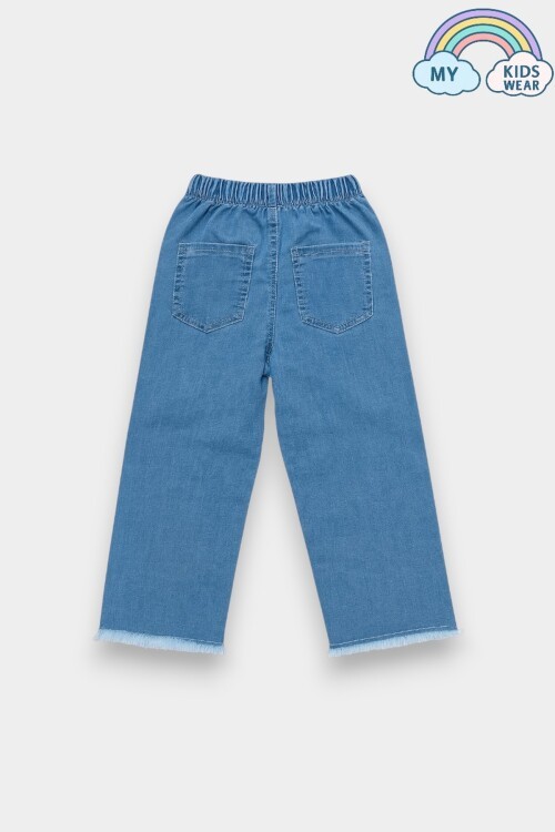Kız Çocuk Rahat Kesim Kot Pantolon 2-6 Yaş 12349