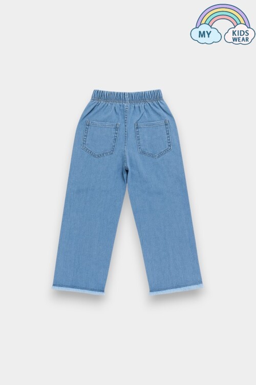 Kız Çocuk Rahat Kesim Kot Pantolon 2-6 Yaş 12351