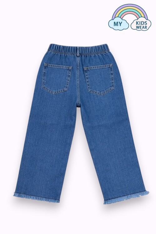 Kız Çocuk Rahat Kesim Kot Pantolon 2-6 Yaş 12424