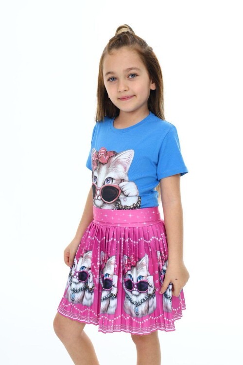 Sevimli Kedi Etek Tişört