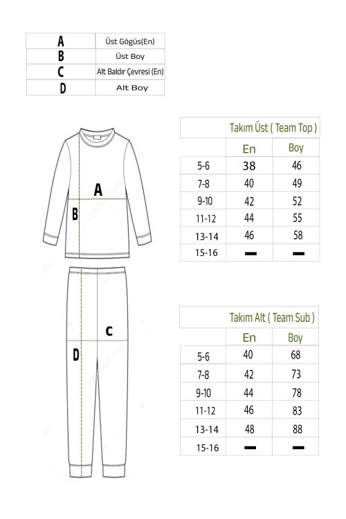 Kız Çocuk Sweatshirt ve Pantolon Takımı – Kahverengi Basic 5-14 Yaş 11095