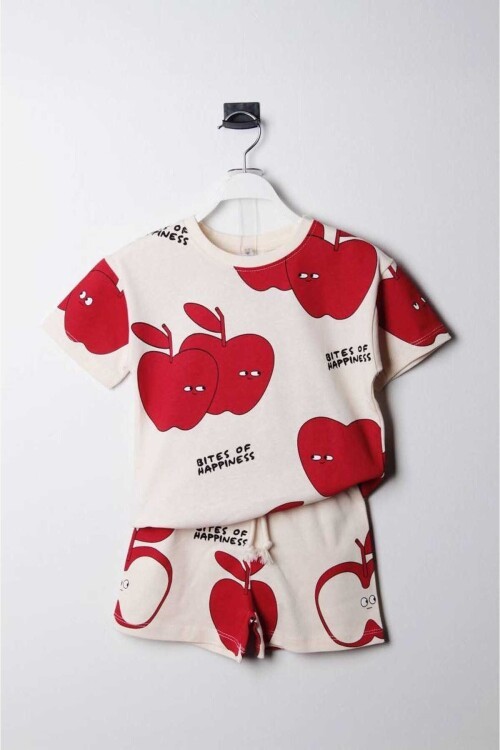 Unisex Alt Üst Çocuk Takımları Bej