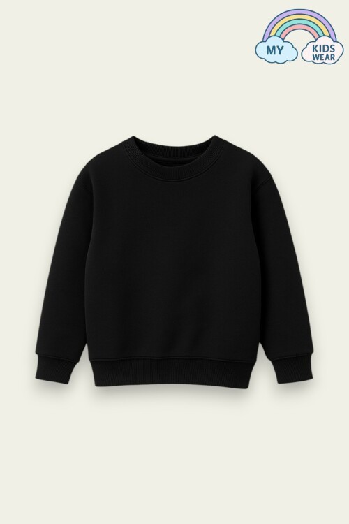 Unısex Çocuk Şardonlu Basic Sweatshirt 12131