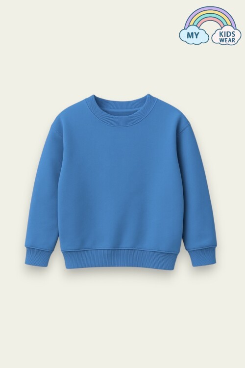 Unısex Çocuk Şardonlu Basic Sweatshirt 12132