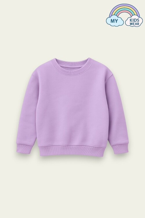 Unısex Çocuk Şardonlu Basic Sweatshirt 12133
