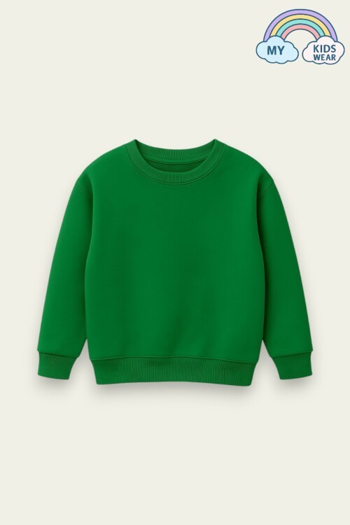 Unısex Çocuk Şardonlu Basic Sweatshirt 12134