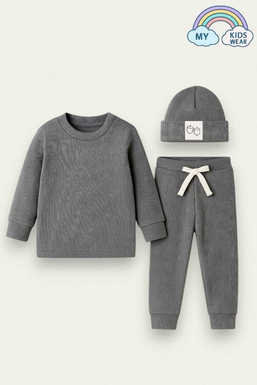 Fitilli Unisex Bebek - Çocuk Üçlü Takım